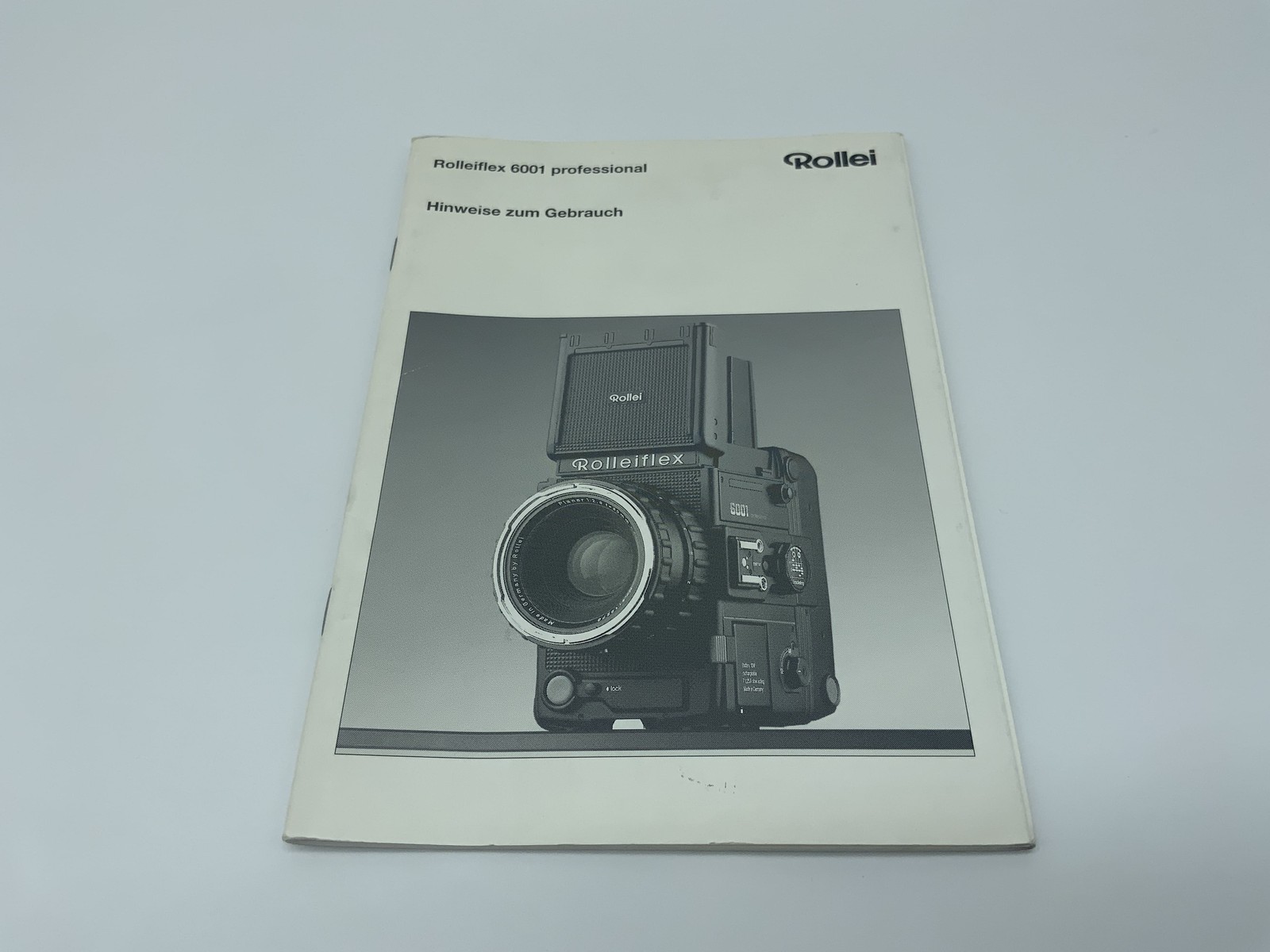 Rollei Rolleiflex 6001 Professional Manual German