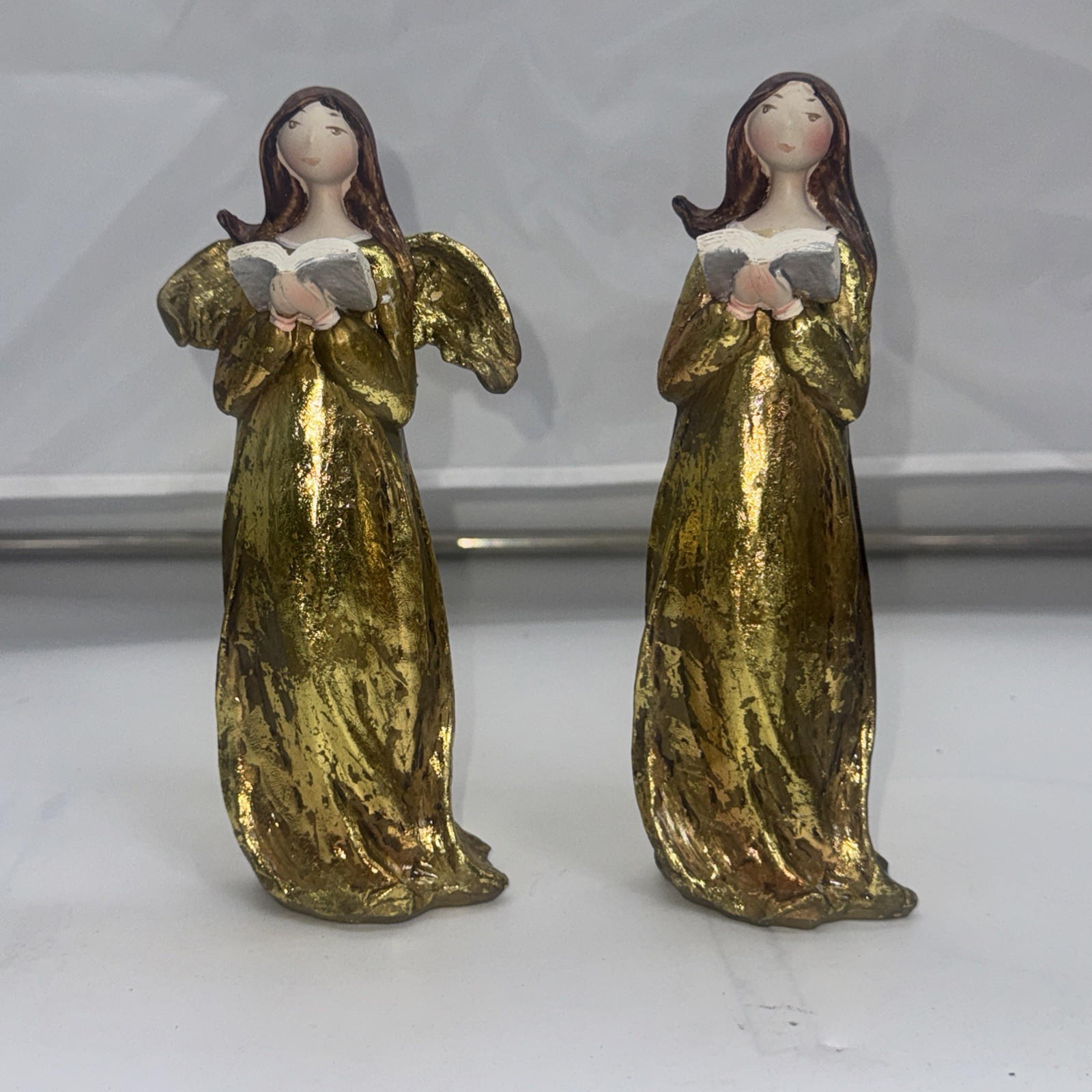 Vintage Delton Product Corp Collectables Porcelain Doll 7”. 1 Is Missing Wings