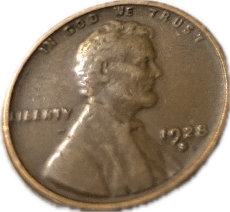 1928-S Lincoln Wheat Cent Penny