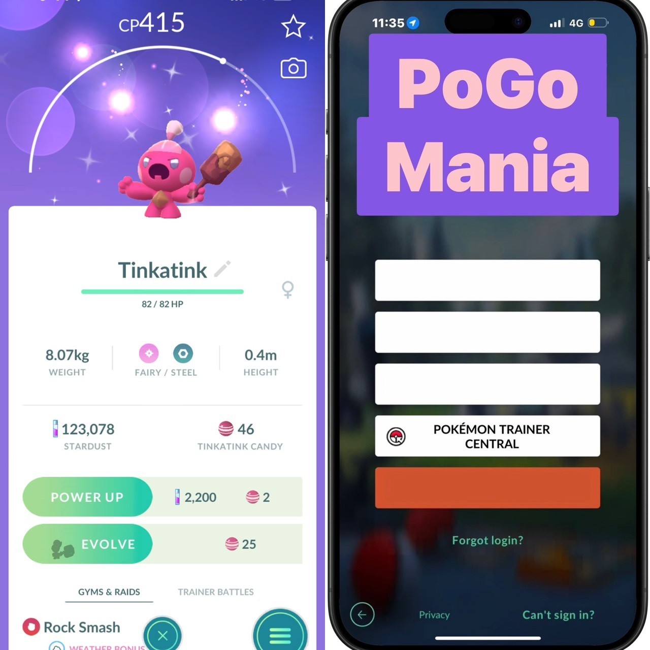 Shiny Tinkatink✨mini PTC 80k✨(read description)