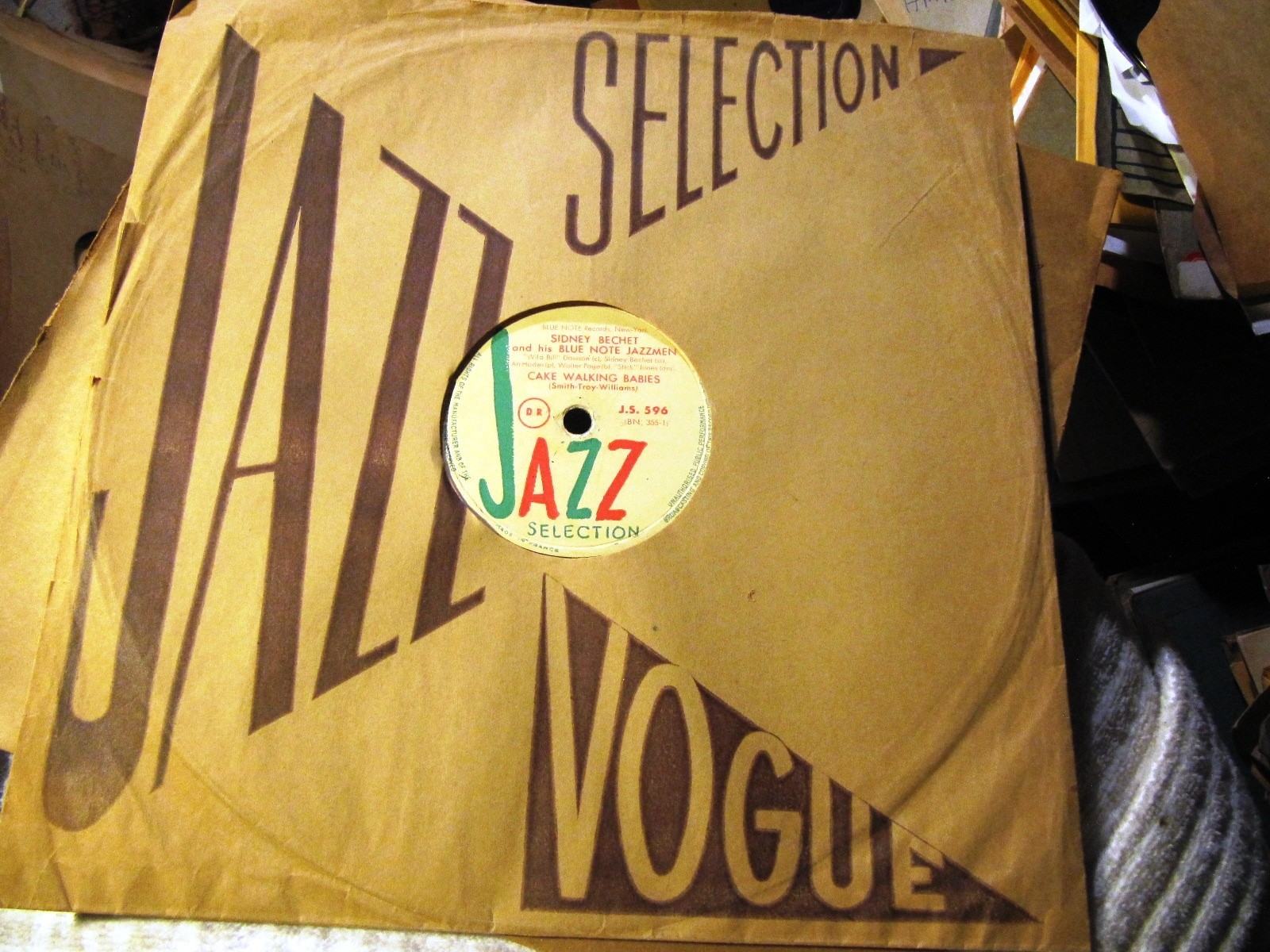 SIDNEY BECHET BLUE NOTE JAZZ MEN Cake Walking Babies/ TIGER RAG Jazz VOGUE 