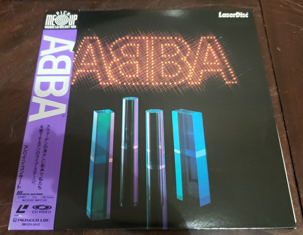 ABBA in Concert 1979 Laserdisc JAPANESE LD with OBI SM035-3452 Rare Music W24