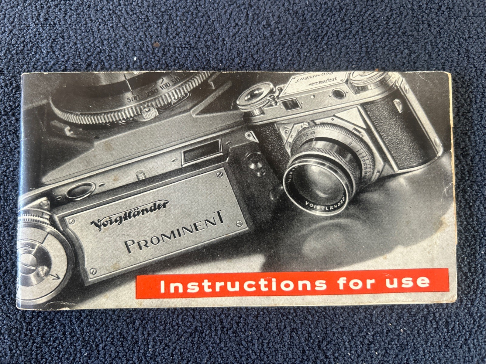 Voigtlander Prominent Instruction Manual 1952
