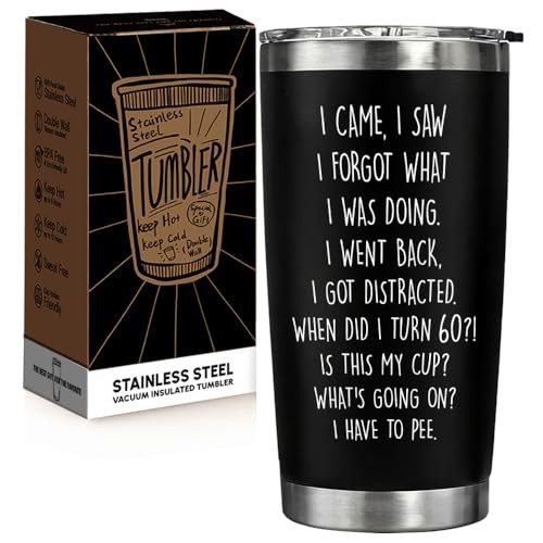 Funny 60th Birthday Gifts for Women Men - 60 Year Old Birthday Gifts for Her 