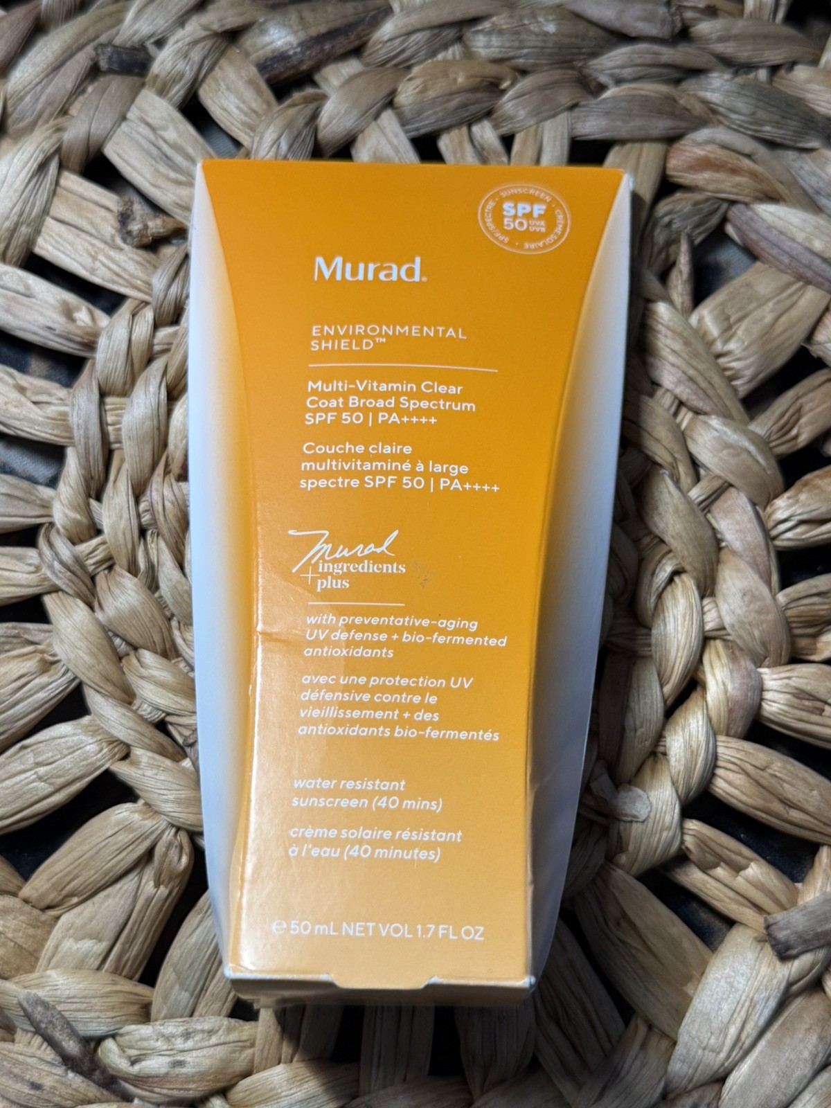 Murad Multi-Vitamin Clear Coat SPF 50 PA++++ Sunscreen 1.7 oz/Sealed  /$44