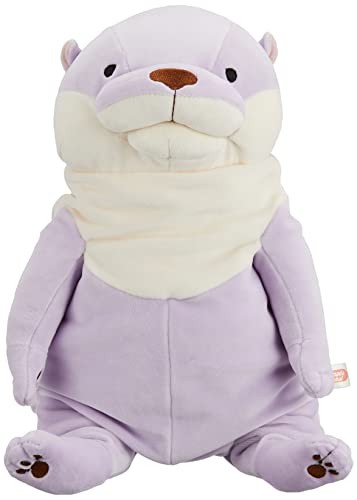 Mochi Series Large Mochi Plush Squishy Otter Pastel Lavendar Japan