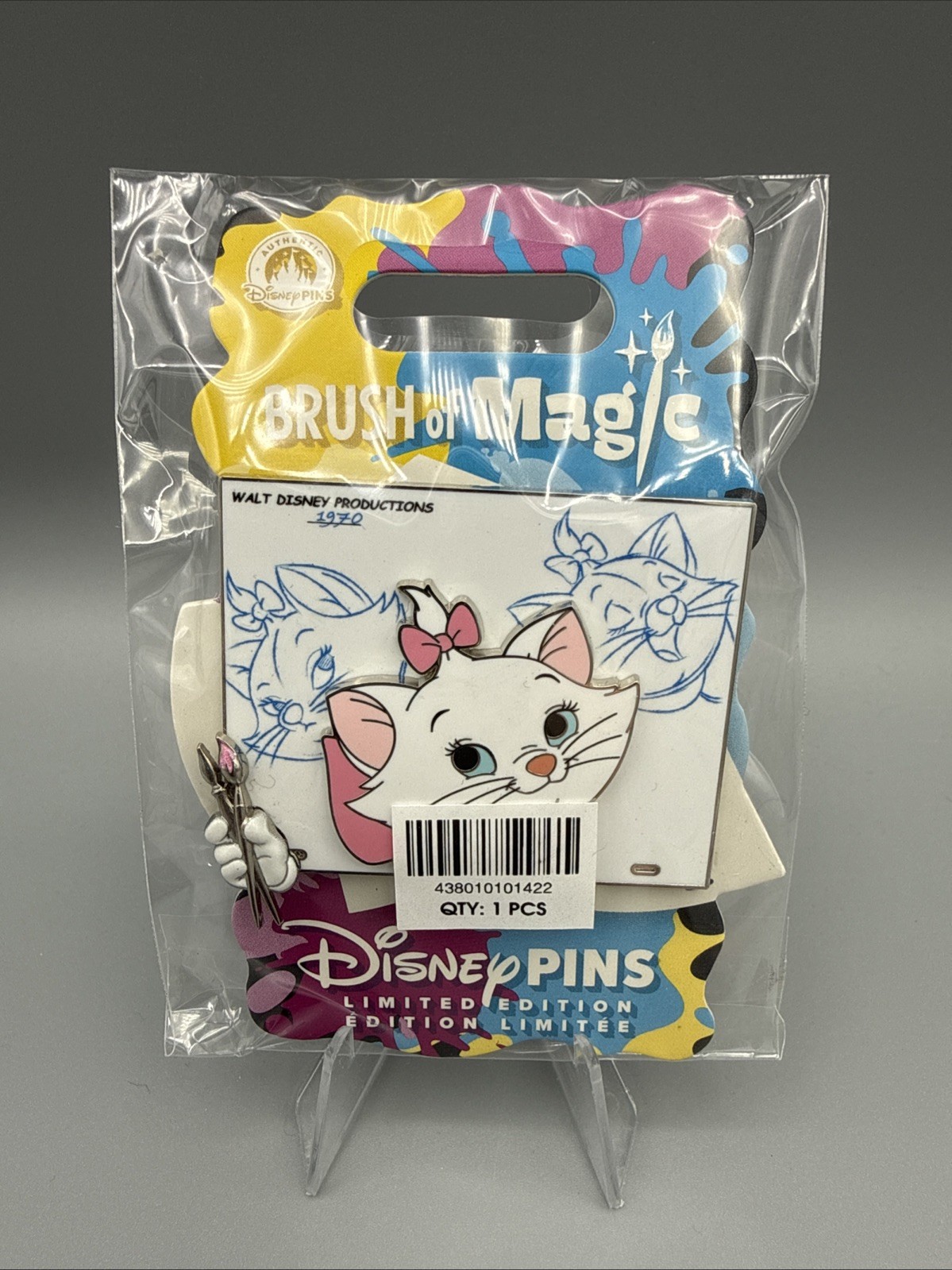 Disney pin Marie Brush Of Magic LE Pin Disney Aristocats