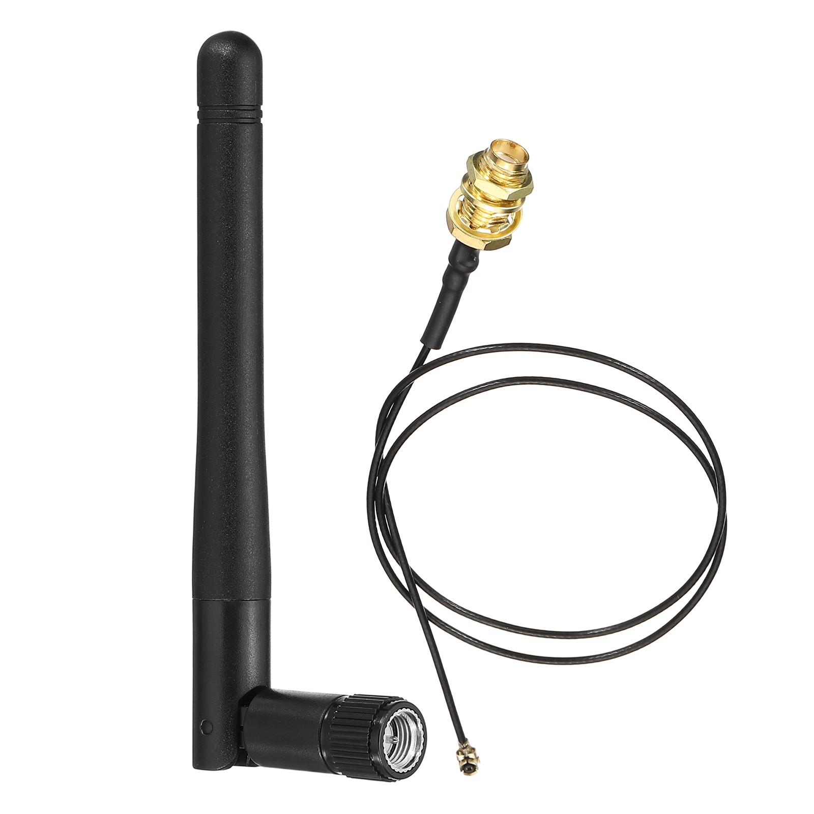 Network Antenna 2.4Ghz 3dBi 15.7" UFL to RP-SMA Female Pigtail Cable