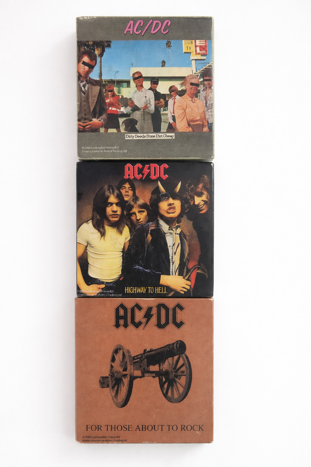 AC/DC Magnet Lot (no magnets) Dirty Deeds For Those About to rock highway