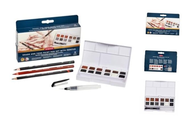 Shade and Tone Mixed Media Paint Set with Pencils (2306248) 16 Pieces (New)