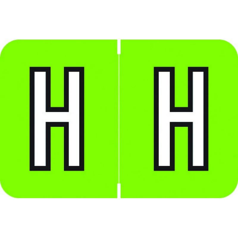 Barkley ACPM Compatible "H" Labels, Laminated Stock, 1" X 1-1/2" Individual