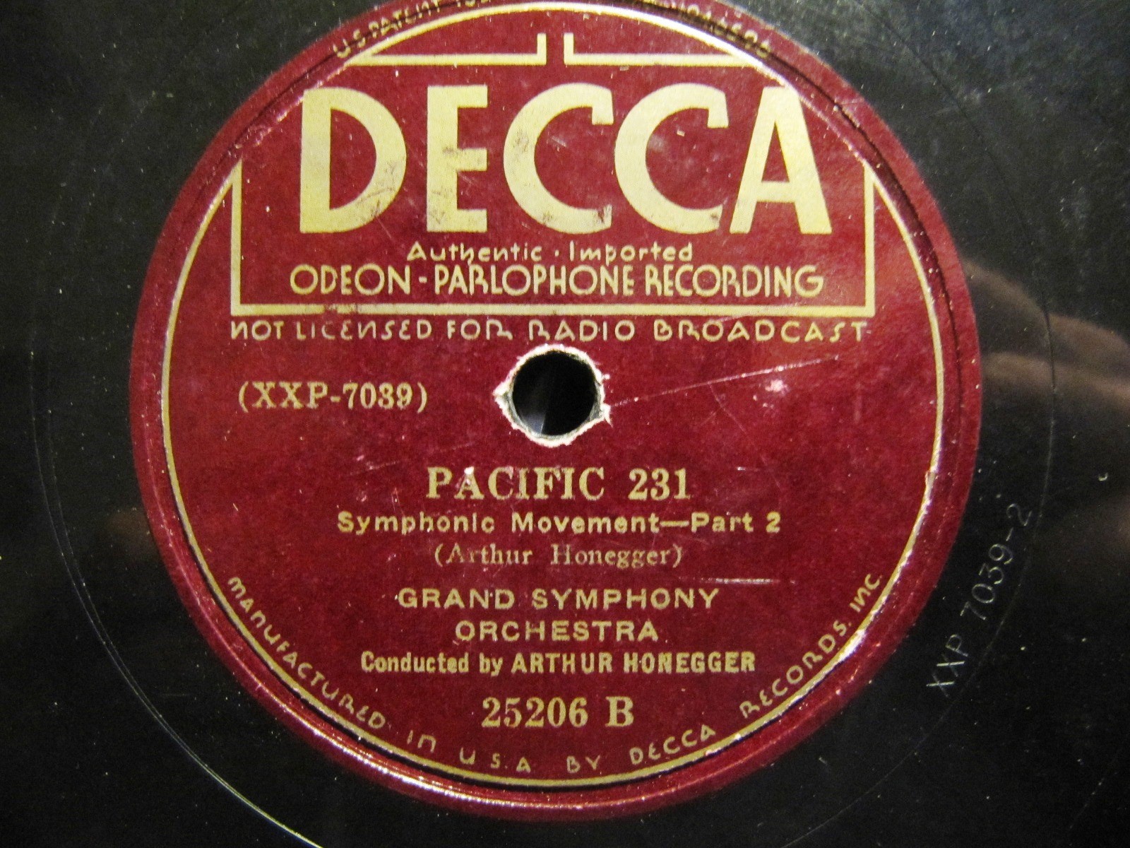 French STEAM LOCOMOTIVE PACIFIC 231 Sound Picture 1929 ARTHUR HONEGGER conducts