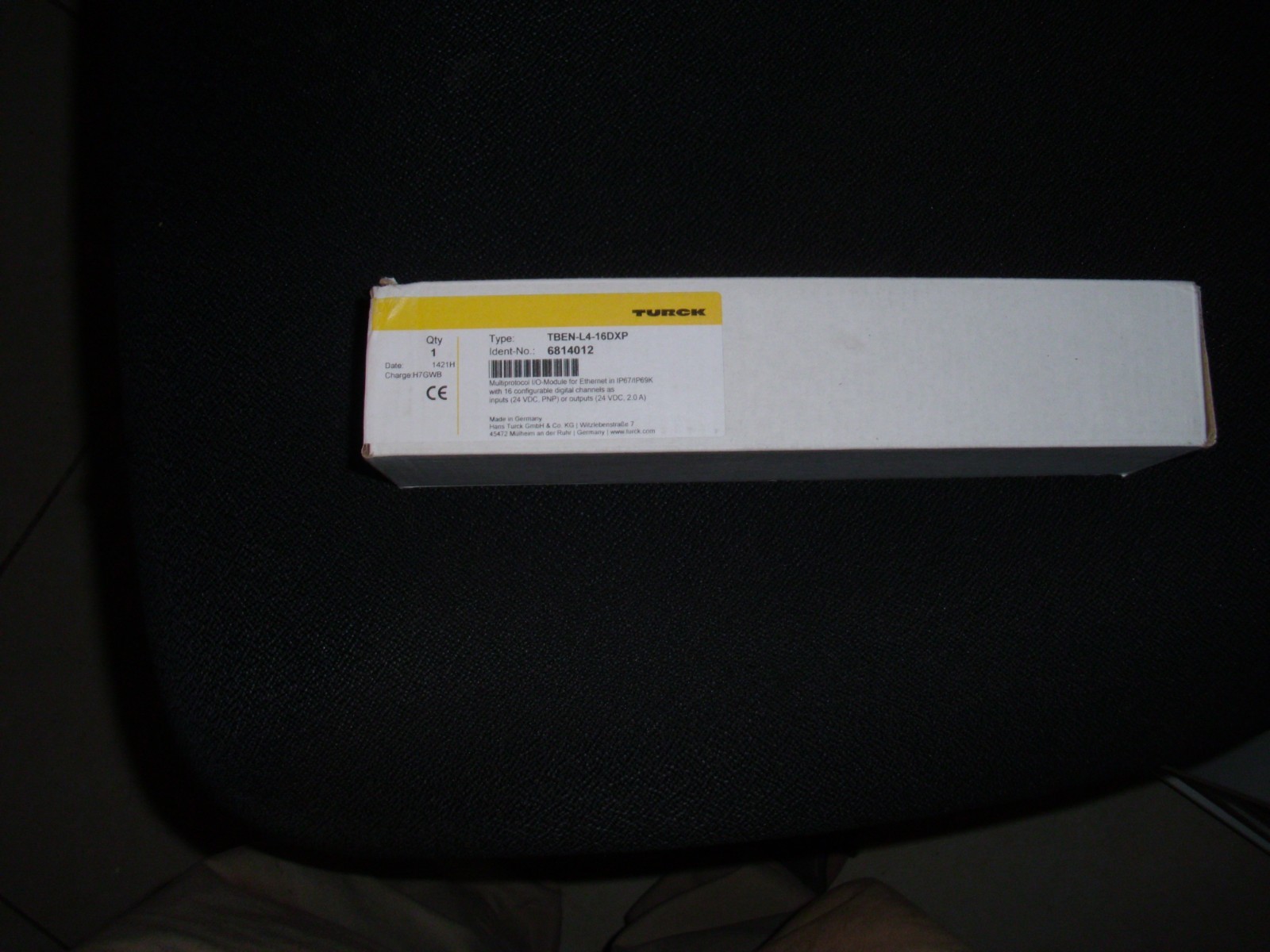 TURCK TBEN-L4-16DXP Compact Multiprotocol I/O Module for Ethernet