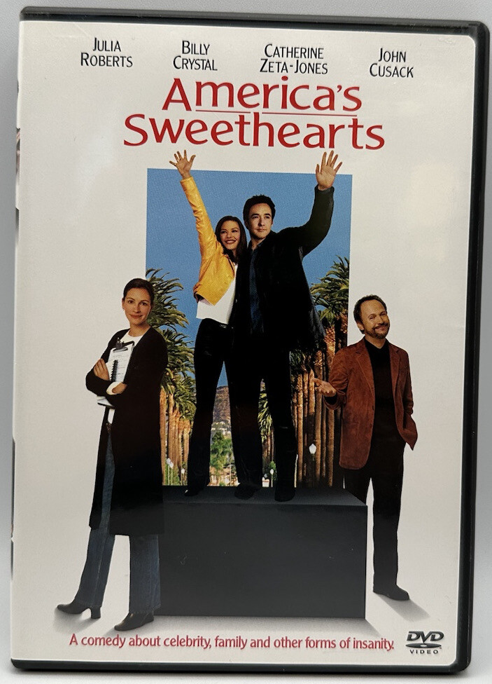 America’s Sweethearts DVD Full/Widescreen Julia Roberts Billy Crystal 2001