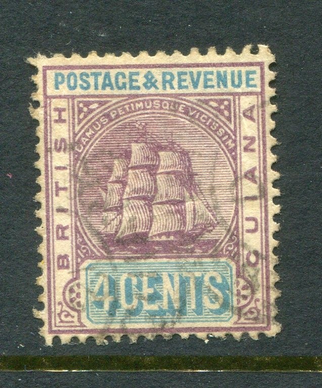 British Guiana #135a Seal of Colony 4 C. [Used]