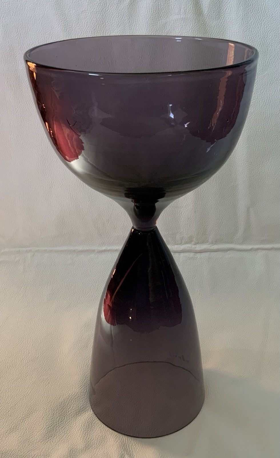 RARE Blenko 581 Mid-Century Modern Goblet Chalice.  A Real Stunner!