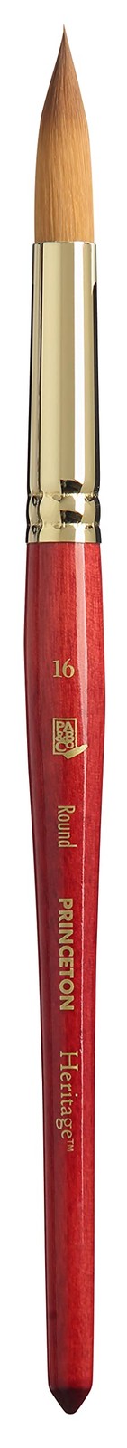 Princeton Heritage 4050 Synthetic Sable Watercolor Paint Brush, Round 16