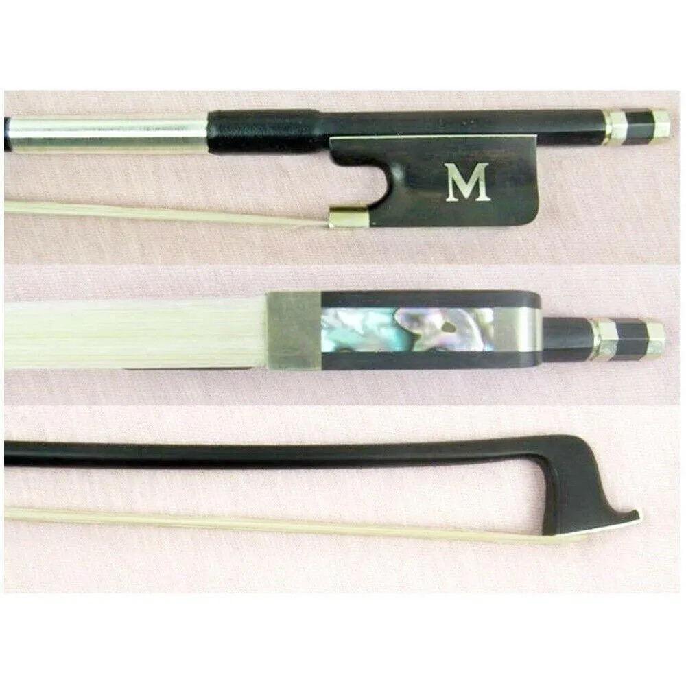 Carbon 3/4 Viola Bow Carbon Fiber / Graphite Stamped Mueller suit 13 - 14" Viola