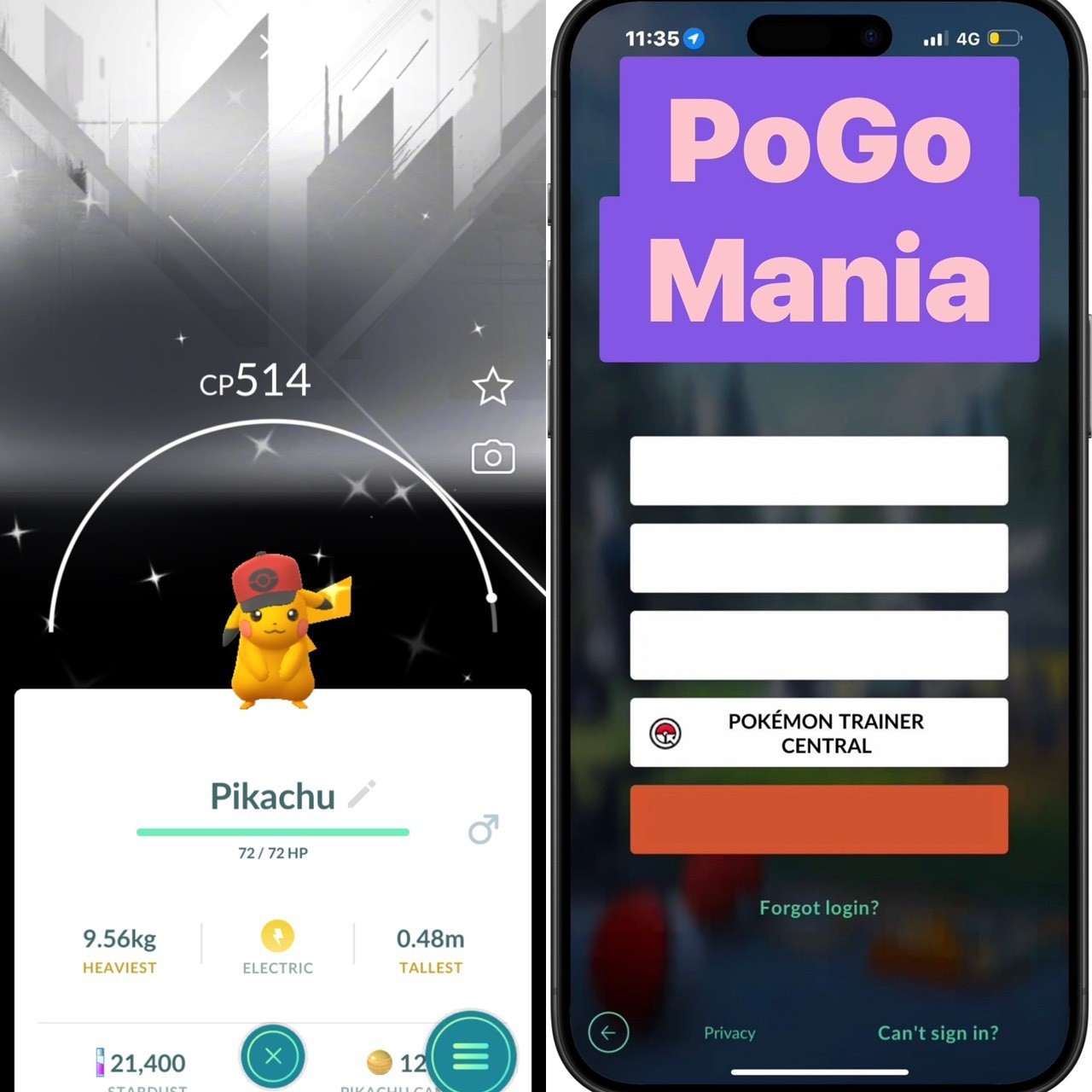 Shiny Pikachu with Hilbert's Hat (Male)✨White Version Special BG✨mini PTC 20k✨