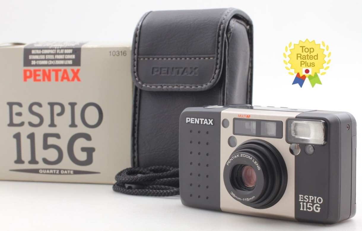 [ Unused in Box ] PENTAX ESPIO 115G Point & Shoot 35mm Film Camera From JAPAN