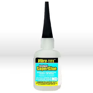 39528 Vibra-Tite Super Glue,Cyanoacrylates/Superglues,1 oz tube Vibra-Tite 39528