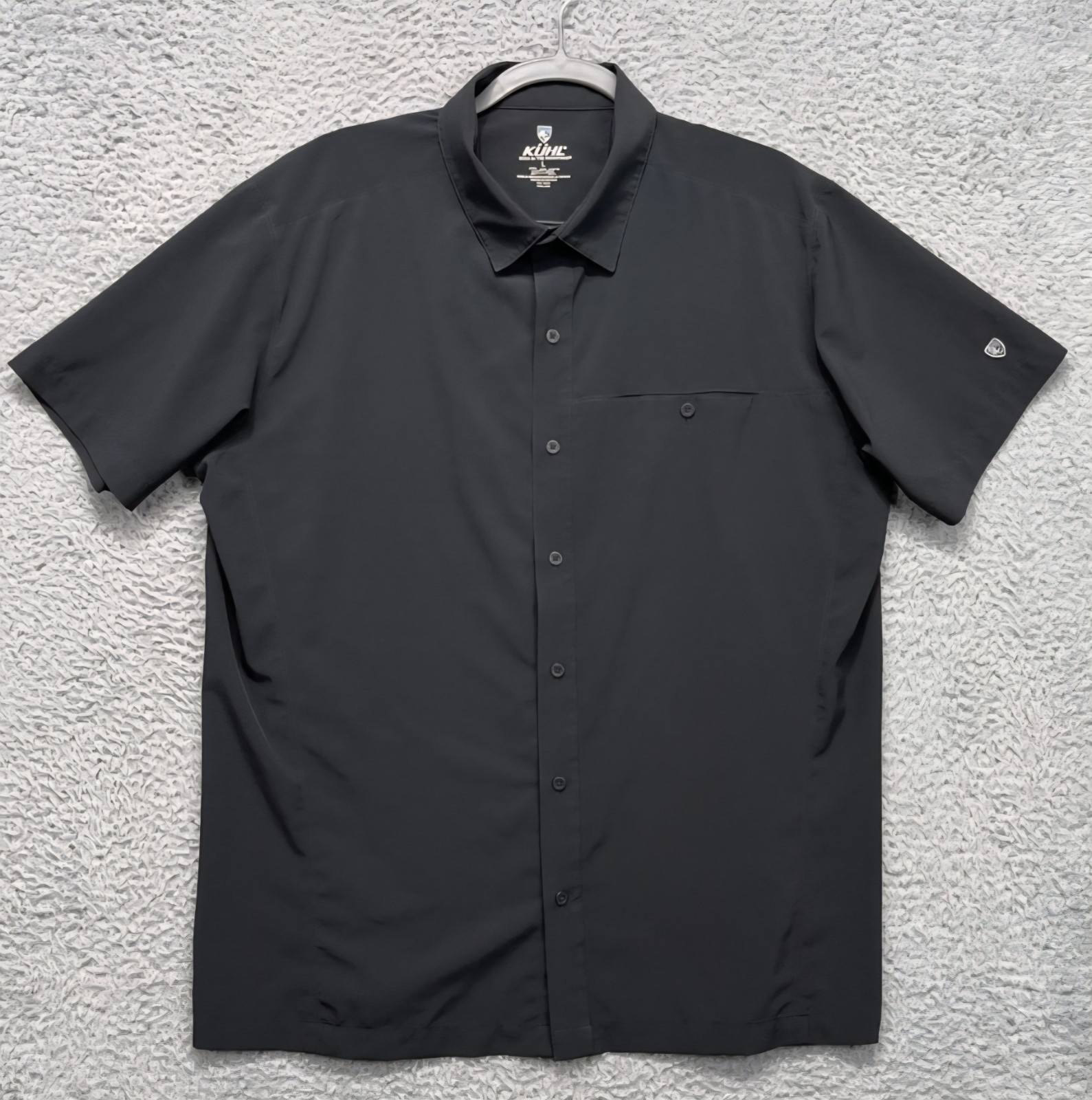 Kuhl Men's Renegade Shirt * Black * Large * Tufflex Fabric * Stretch Lightweight