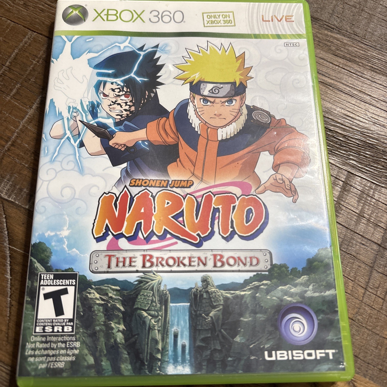 Naruto: The Broken Bond (Microsoft Xbox 360, 2008) XB360