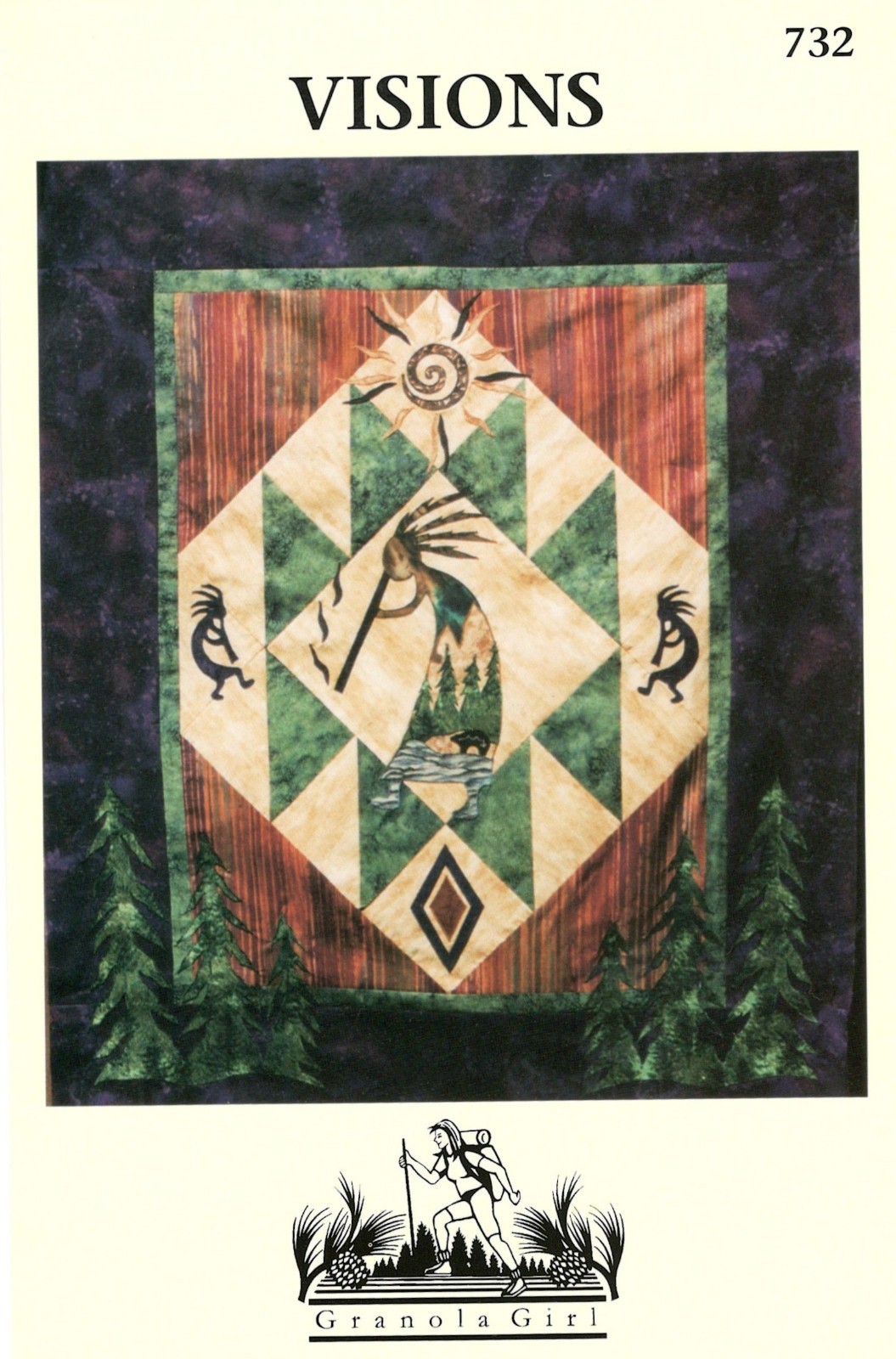 Visions Wall Quilt Pattern by Granola Girl 732