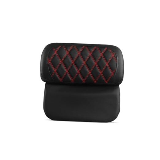 Chopped Razor Tour Trunk Backrest Pad Compatible with Harley 2014-2025 Red