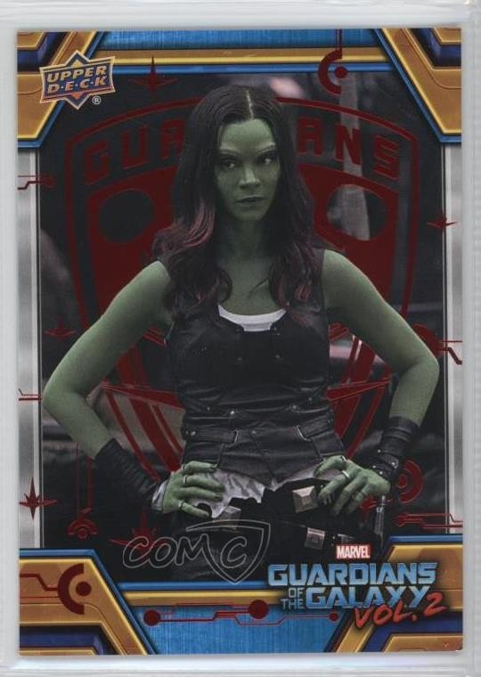 2017 Marvel Guardians of the Galaxy Volume 2 Red 20/49 Gamora Followed #14 he7