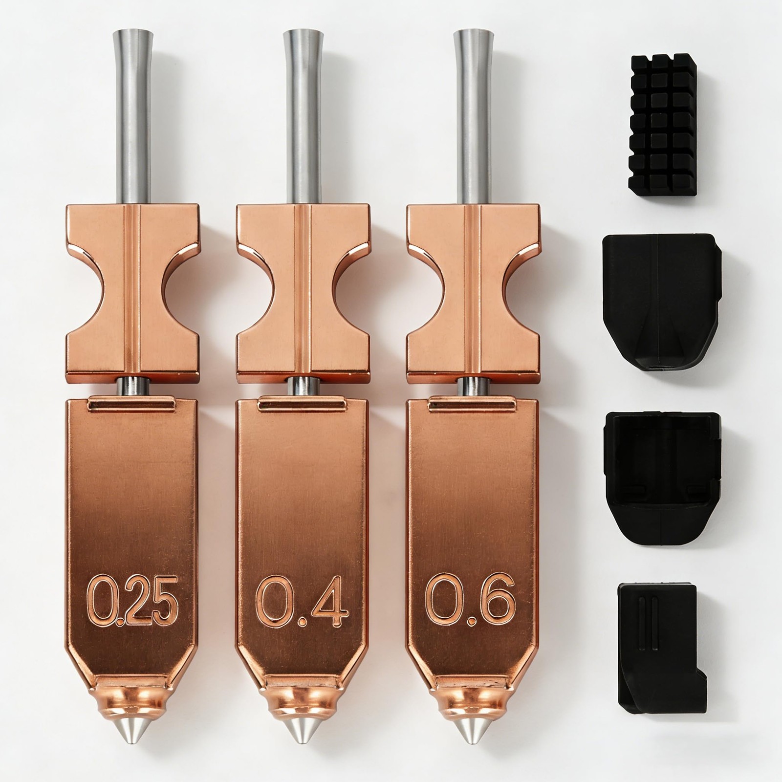 Upgraded AD5X Nozzle 0.25MM 0.4MM 0.6MM AD5X Nozzle with Extra 3X Silicone Co...