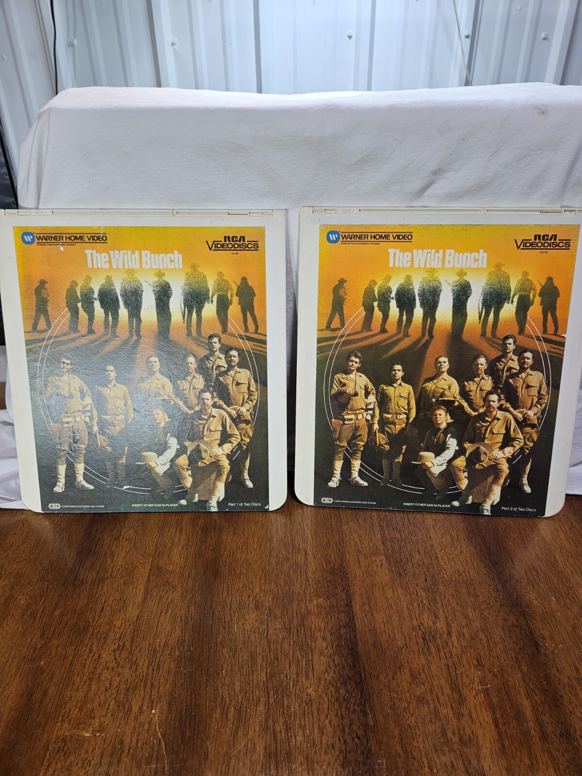 The Wild Bunch CED NEW RCA Videodisc Part 1 & 2 Western 1969 Ernest Borgnine