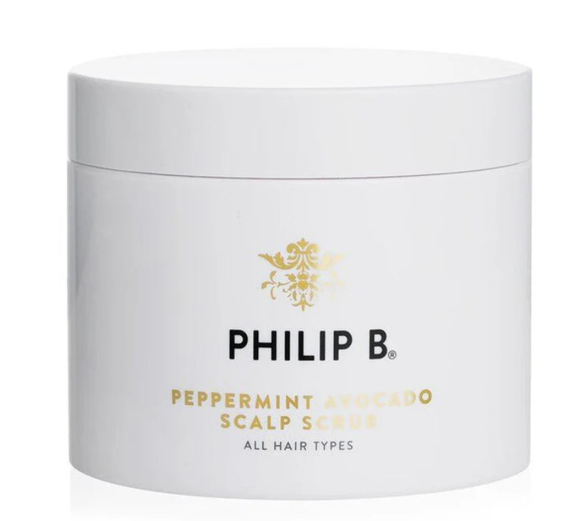 Philip B Peppermint Avocado Scalp Scrub - All Hair Types 236ml 8oz #tw