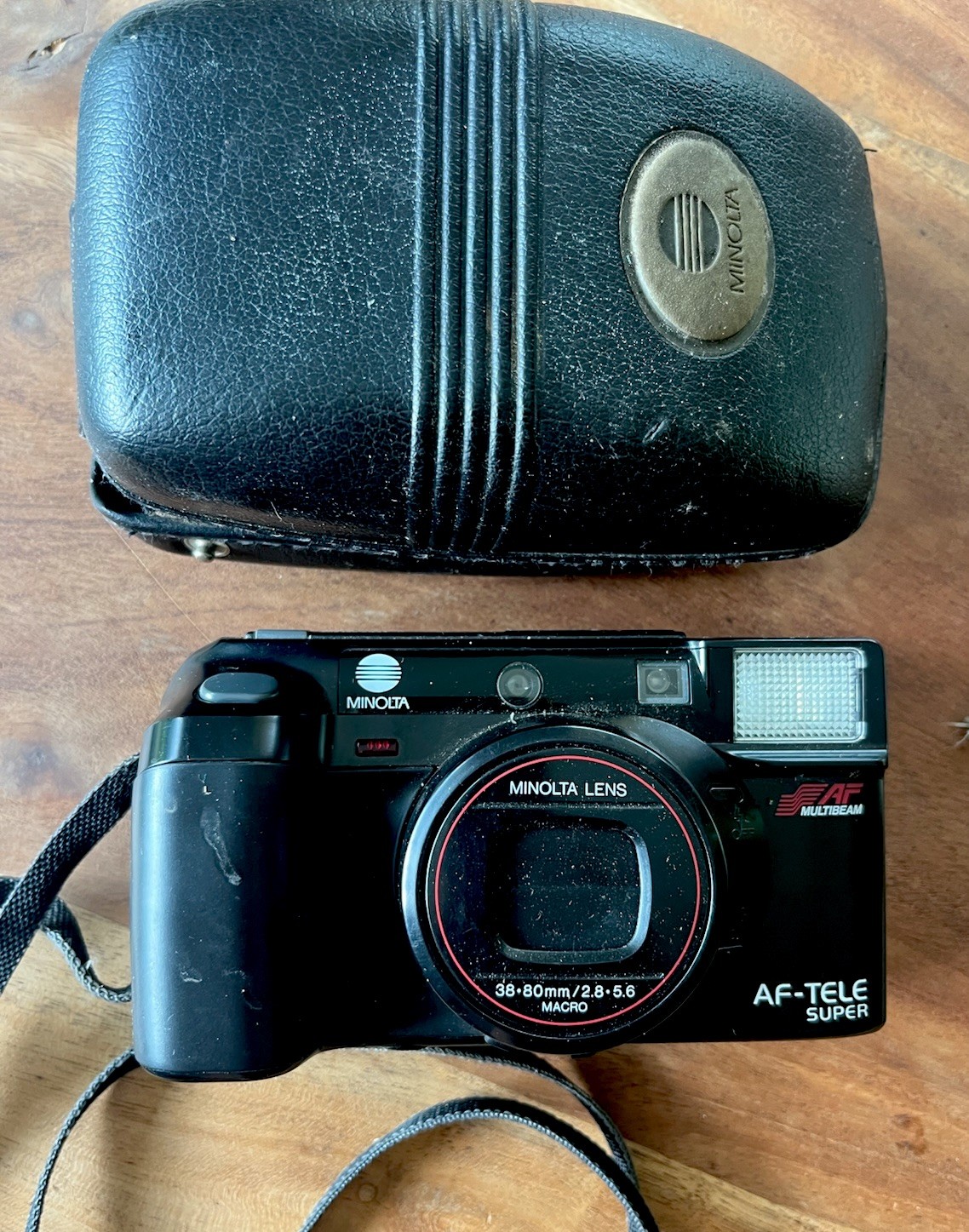 minolta film camera AF TELE Super 35mm Film