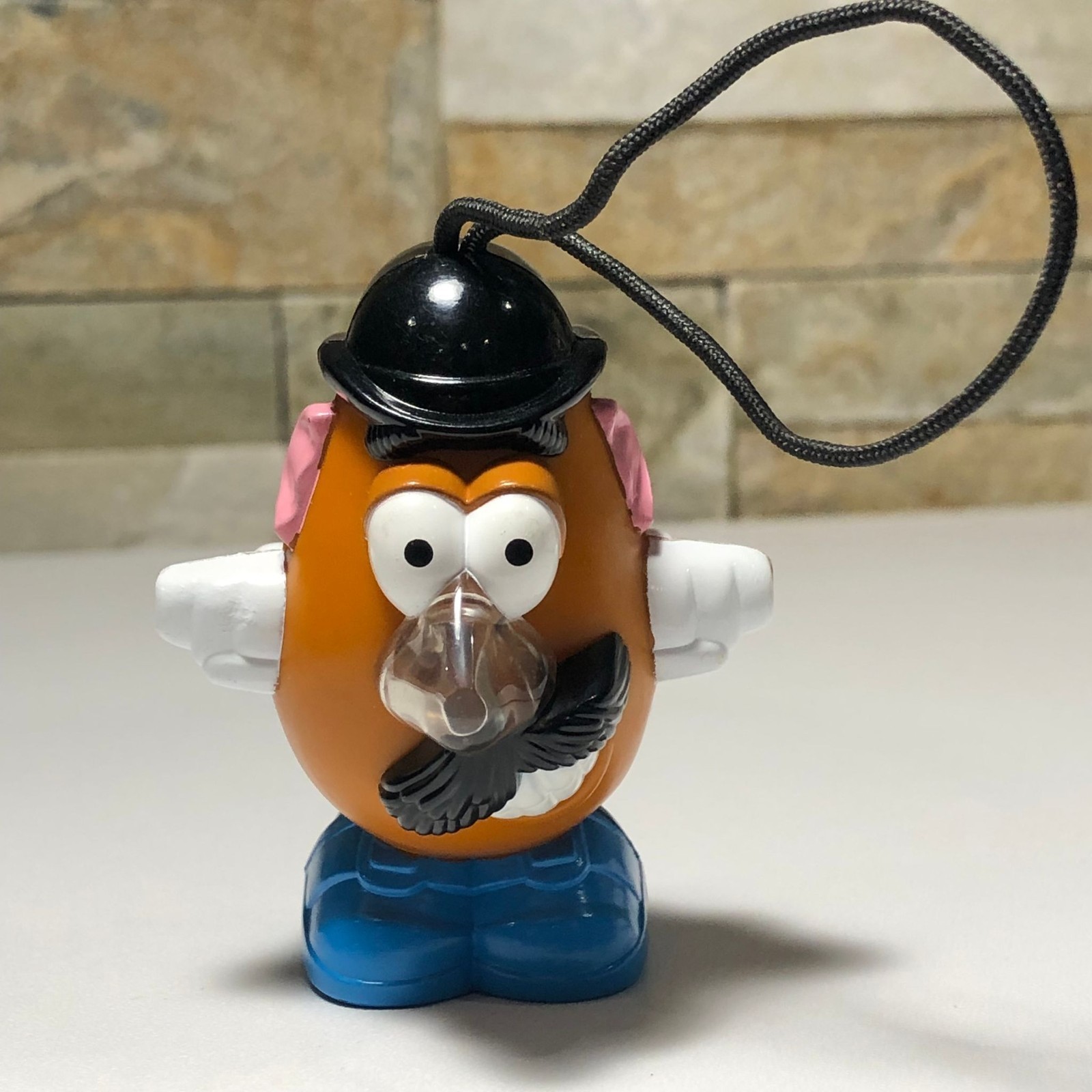Hasbro Mr Potato Head Burger King Keychain Figure 1995 Plastic Toy Promotional