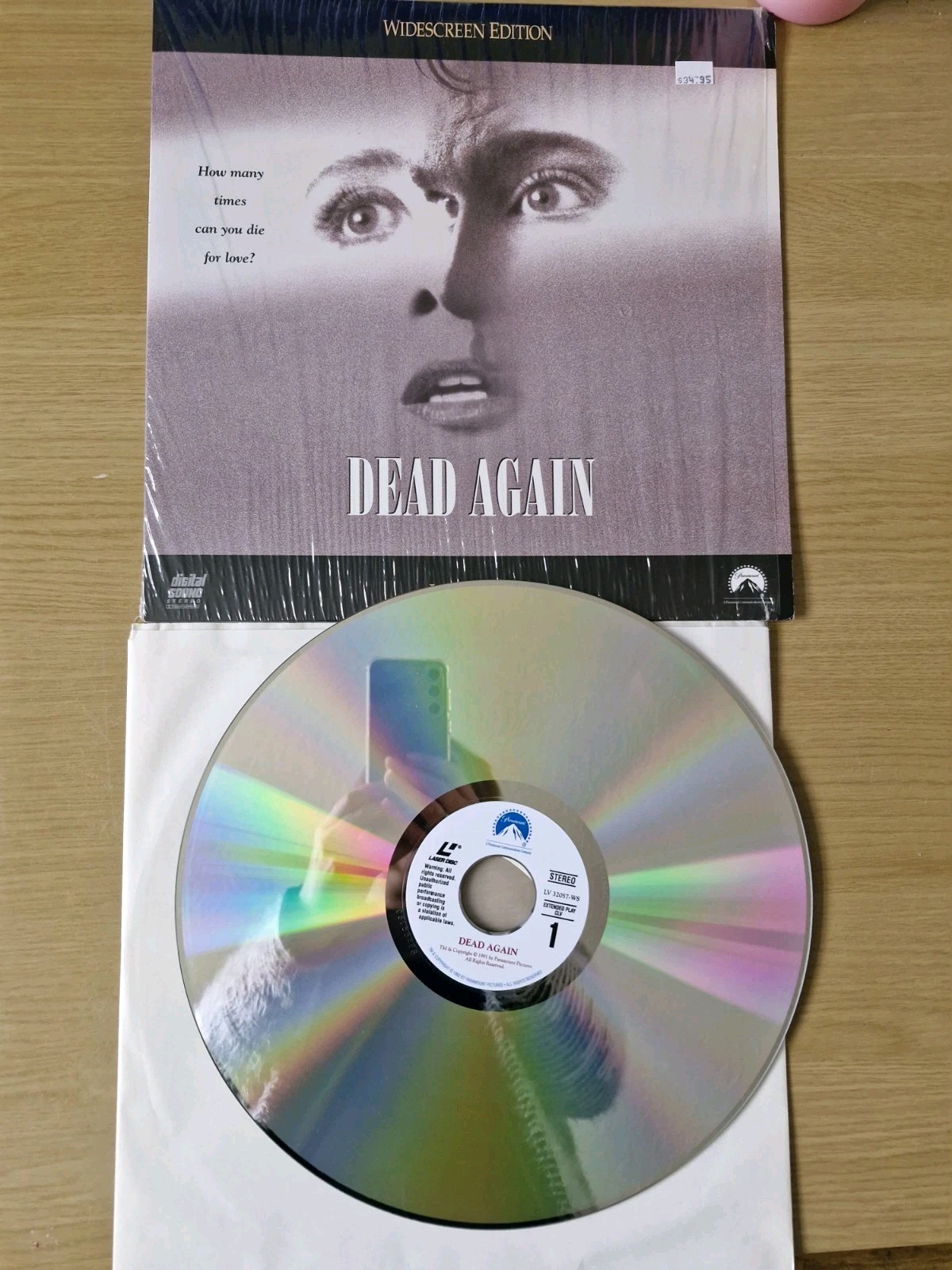 Dead Again Widescreen Laserdisc Kenneth Branagh