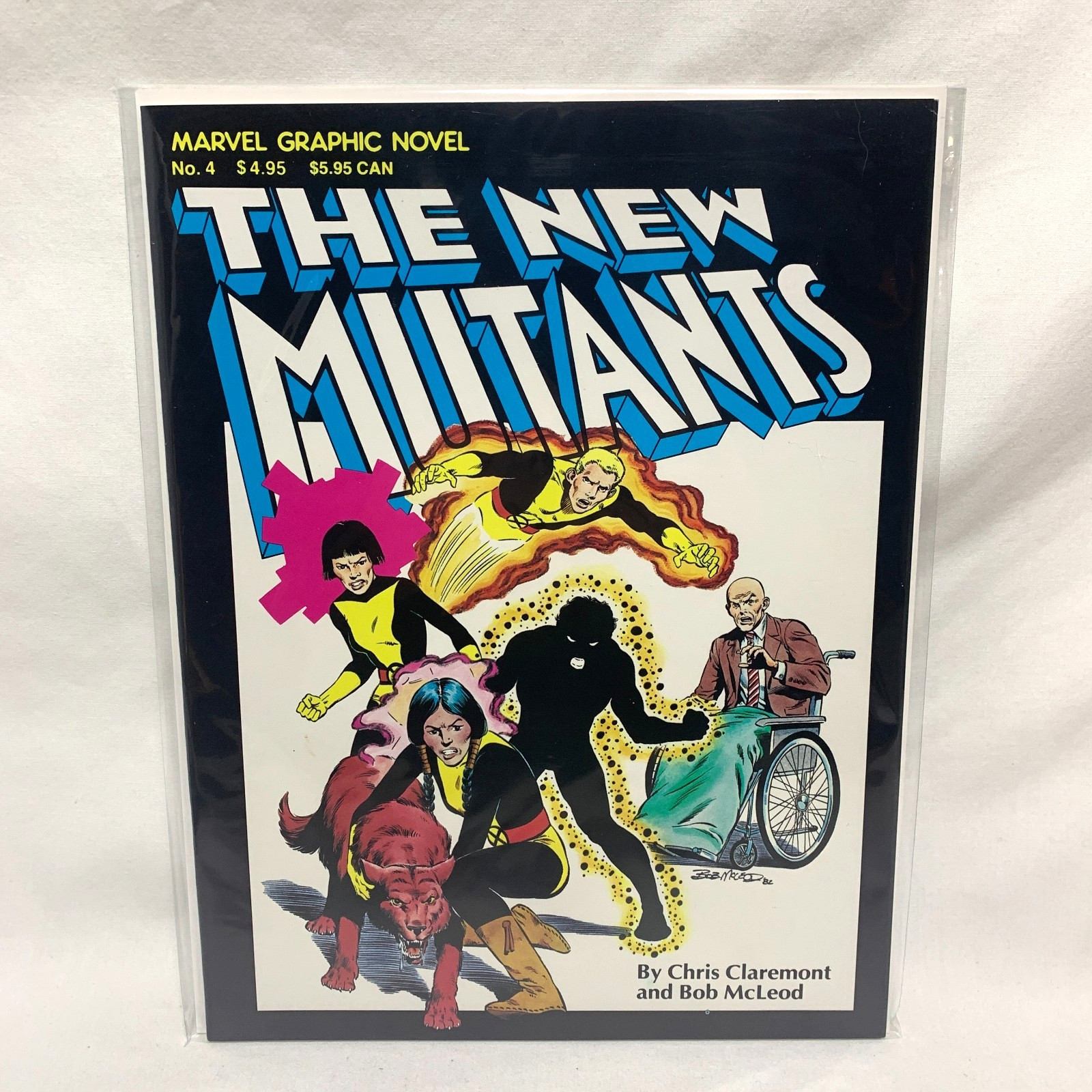 New Mutants Marvel Graphic Novel #4 2nd Edition  1982 Very Good