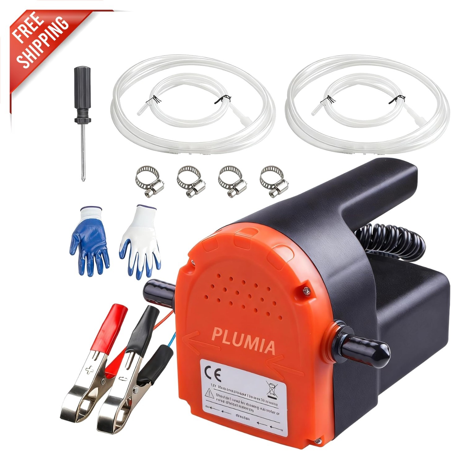 Upgraded 12V Electric Oil Change Pump - Ideal for Vehicle Maintenance & Safety