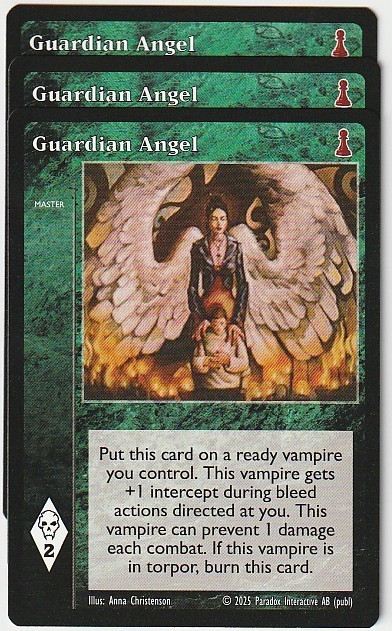 Guardian Angel x3 New Blood VTES Jyhad