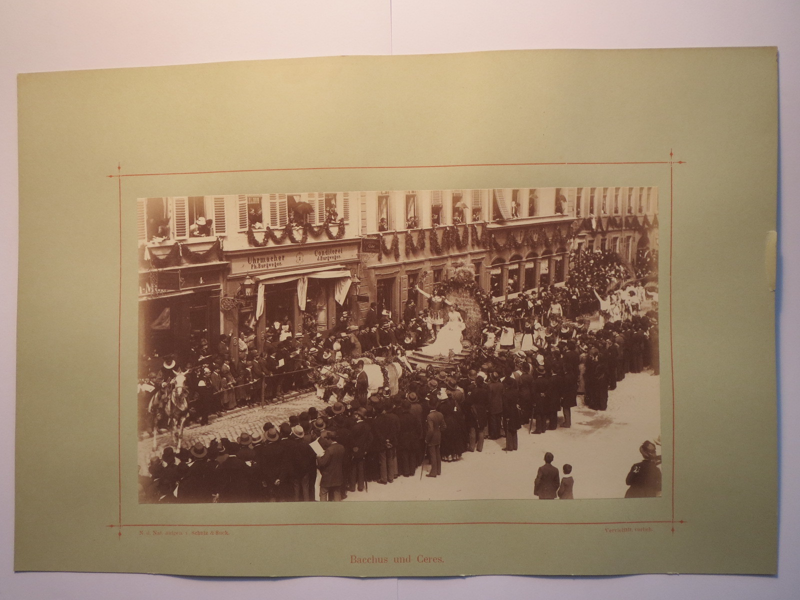 Heidelberg - 1886 - Jubilee University Parade / Float Bacchus and Ceres