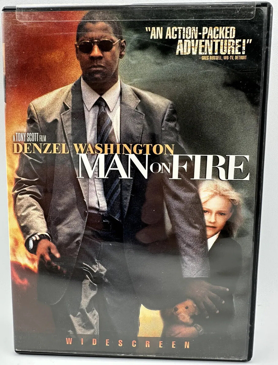 Man On Fire DVD Denzel Washington Widescreen Dakota Fanning 