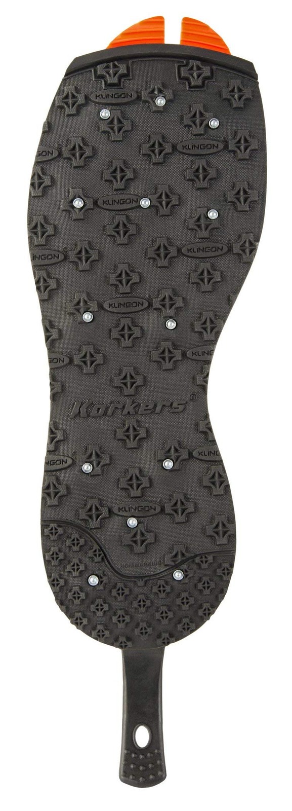 Korkers OmniTrax v3.0 Studded Kling-On, Black/Orange 11