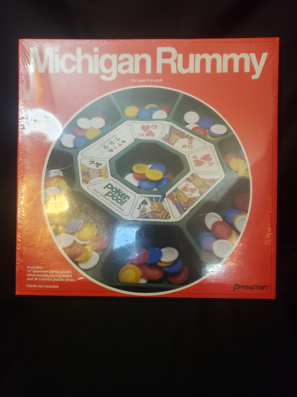 Michigan Rummy Board Game 1980