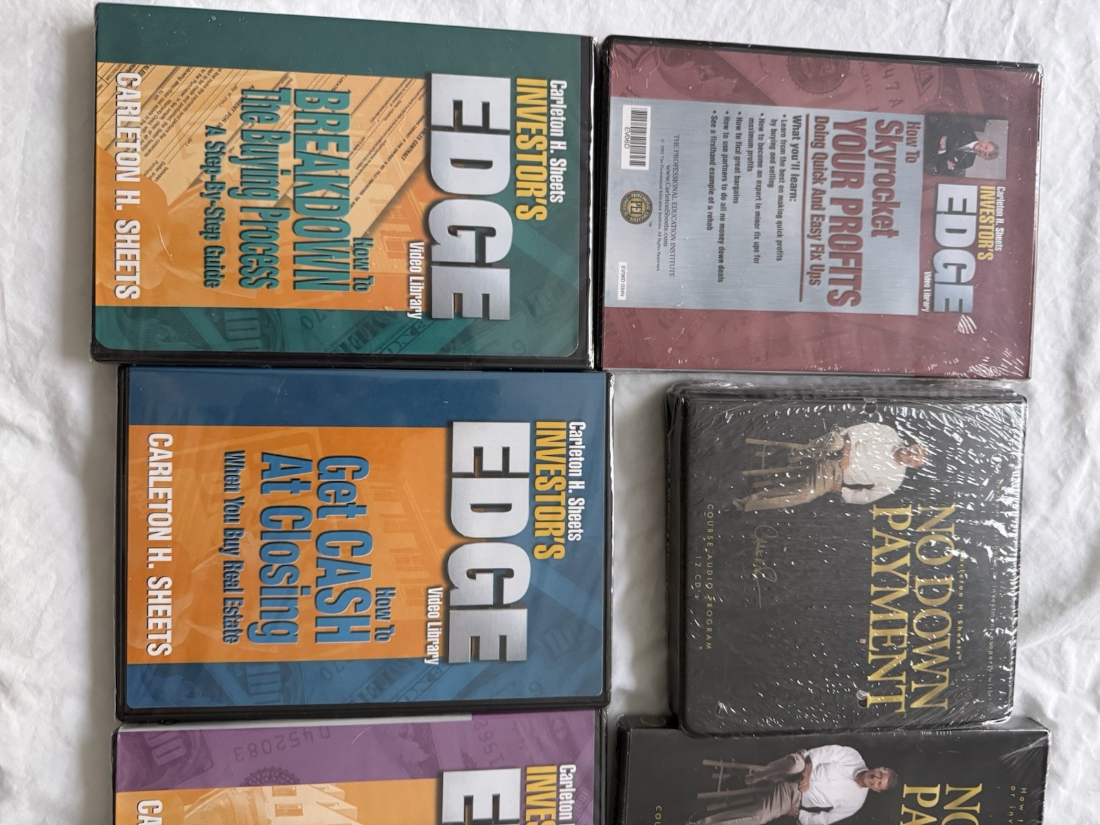 Brand New Charleton H. Sheets Investment Real Estate CD/DVDs Course