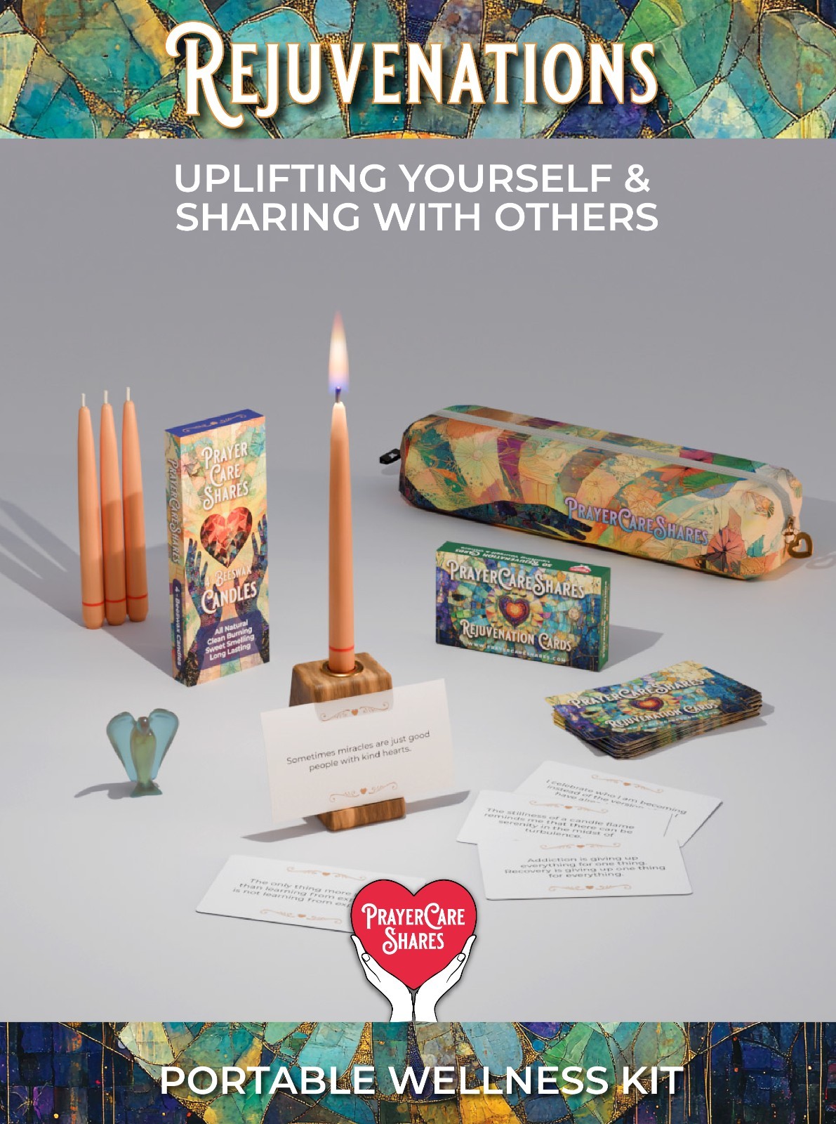 PrayerCareShares - Rejuvenations Kit - Portable Wellness and Sanctuary Kit