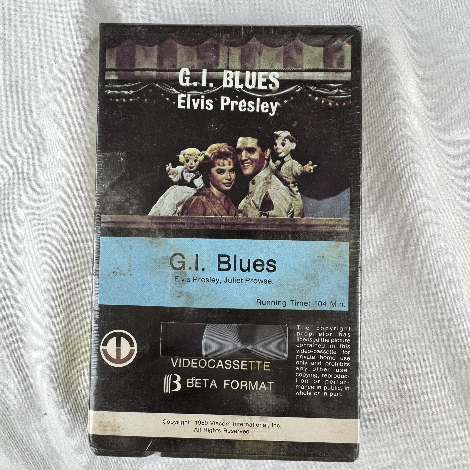 Elvis Presley GI Blues 1978 Betamax Videocassette Factory Sealed