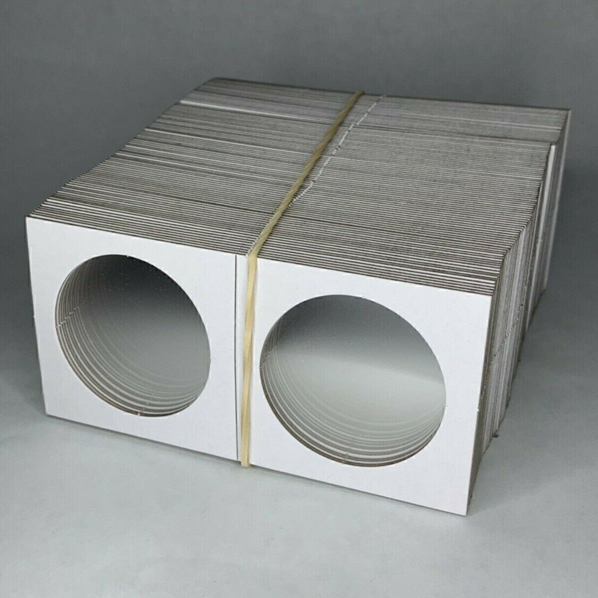 50pcs Large Coin Cardboard Mylar Flips Holder Bag Bundle Cover Envelopes 40mm