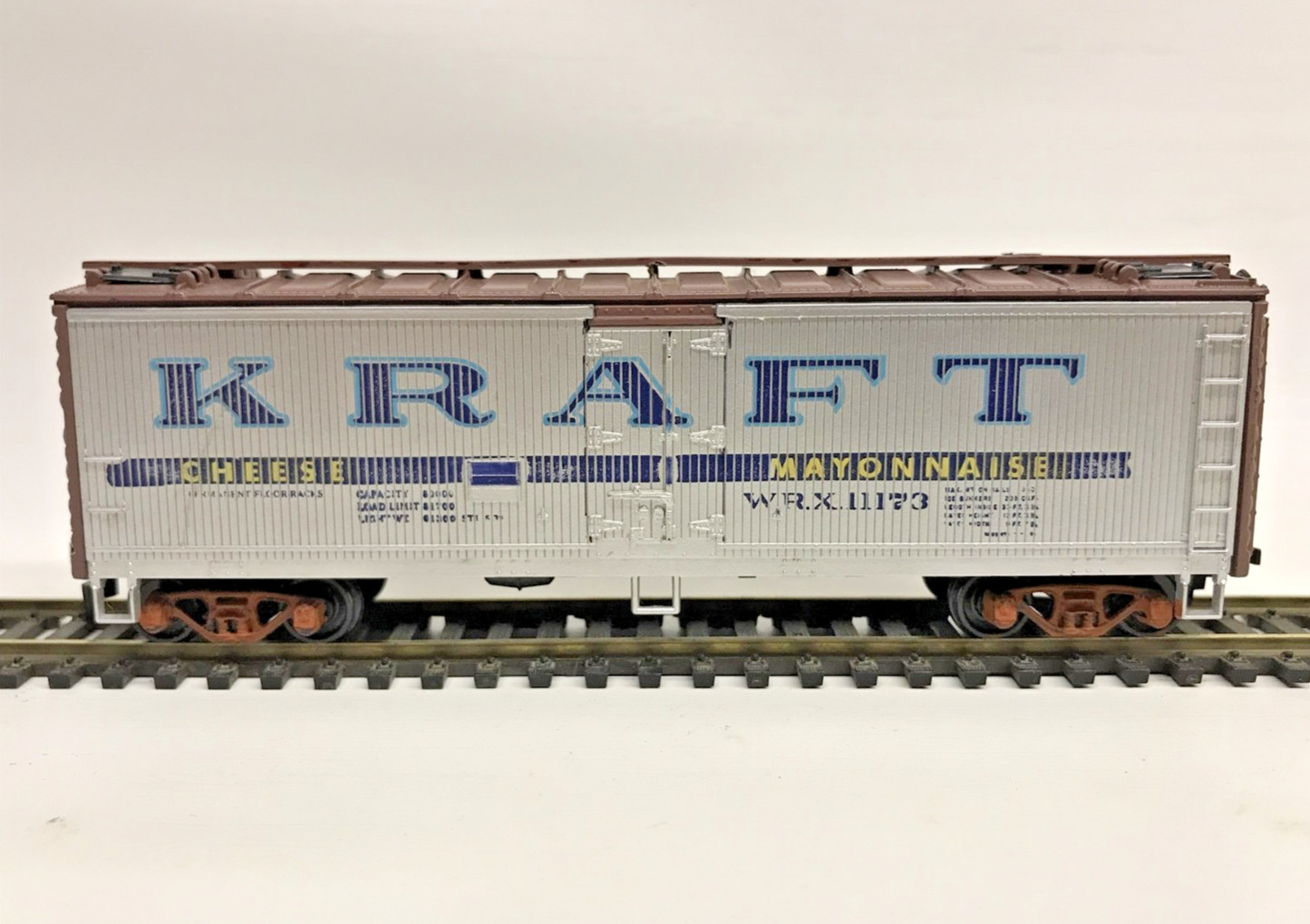 HO Athearn 5205 Kraft 40’ Refrigerator Car Reefer Cheese Mayonnaise WRX 11173