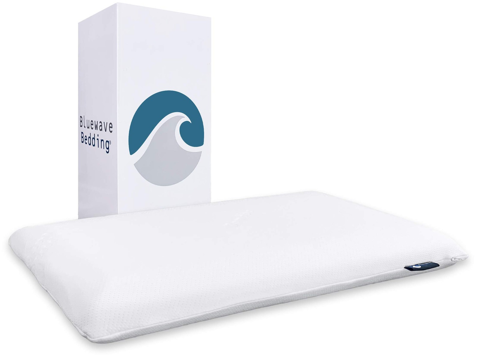 Bluewave Bedding Ultra Slim Gel Memory 2.75"H (Standard), White 