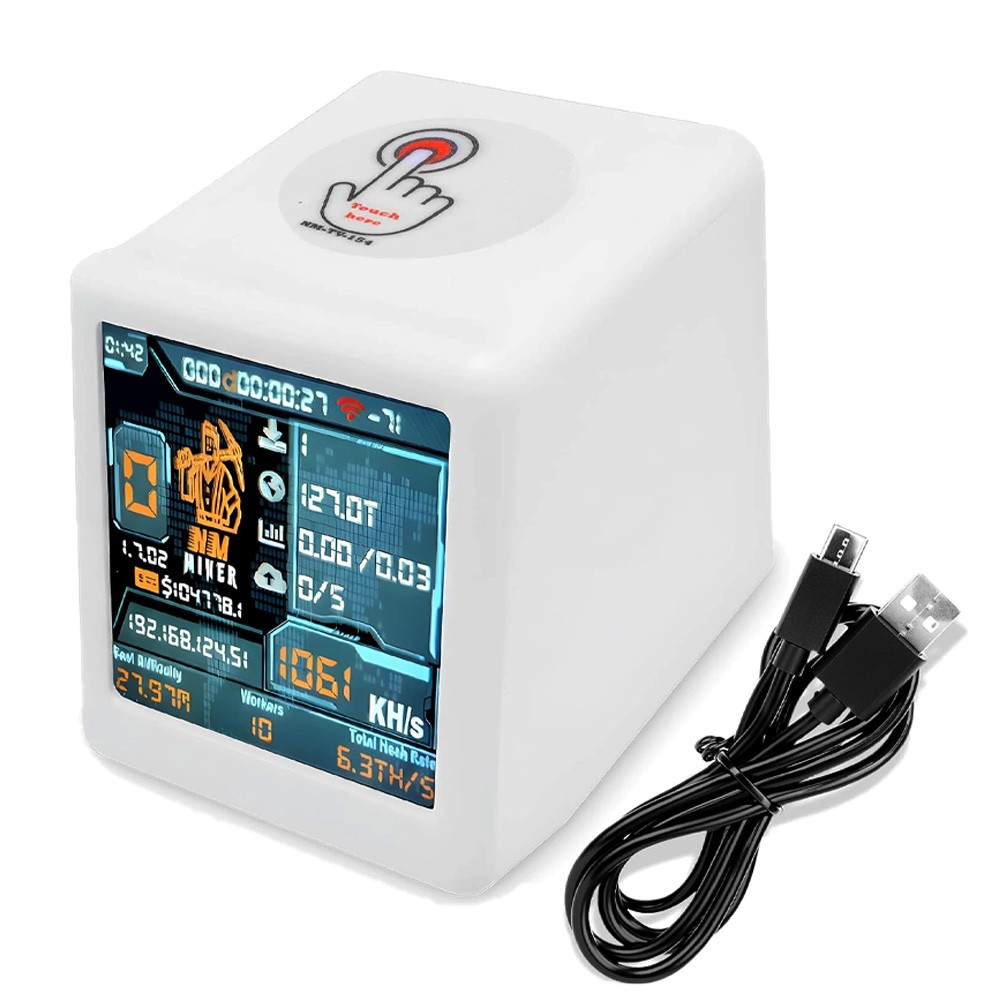 For NerdMiner V2 Lucky Bitcoin Miner ESP32 Crypto Solo Lottery ESP-WROOM-32 USA